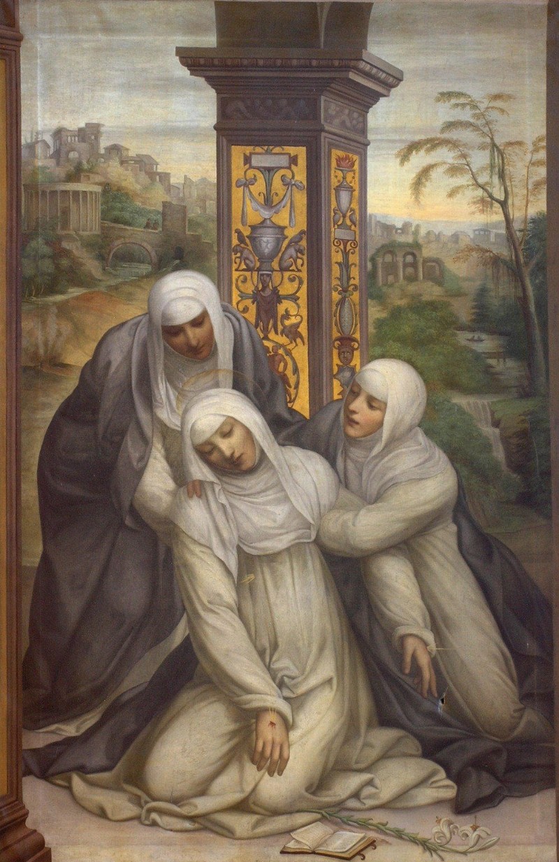 38-Faldi Arturo (1880), Estasi di santa Caterina da Siena-beweb